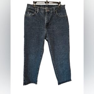 Wrangler Blues Taper Leg Classic Blue Denim Jeans Women's size 14 x 30